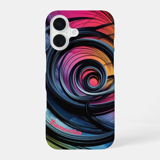 Kleurwervel iPhone 16 Hoesje (Achterkant)