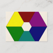 kleurwiel, 1, Adres 1, Adres 2, Contact 1,... Visitekaartje (Achterkant)