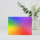 Kleurwiel: Abstracte kleuren Briefkaart (Staand voorkant)