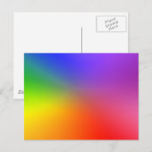 Kleurwiel: Abstracte kleuren Briefkaart (Voorkant / Achterkant)