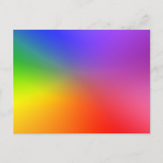 Kleurwiel: Abstracte kleuren Briefkaart (Voorkant)