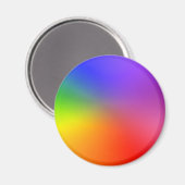 Kleurwiel: Abstracte kleuren Magneet (Voorkant / Achterkant)