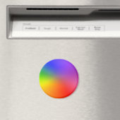 Kleurwiel: Abstracte kleuren Magneet (Insitu (Vaatwasser))