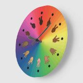 Kleurwiel ASL-klok (Minuut-segmenten) Grote Klok (Hoek)