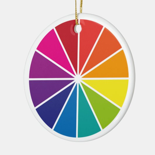 Kleurwiel Keramisch Ornament (Links)