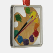 Kleurwiel palet van kunstenaar metalen ornament (Rechts)