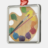 Kleurwiel palet van kunstenaar metalen ornament (Links)