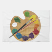 Kleurwiel palet van kunstenaar theedoek (Horizontaal)