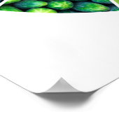 Kleurwiel van groenten en fruit (12 kleuren) poster (Hoek)