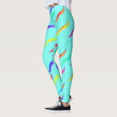 Kleurwind Licht Blauwe Leggings (Links)