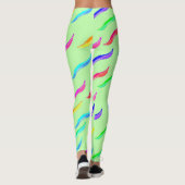 Kleurwind Licht Groene Leggings (Achterkant)