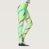 Kleurwind Licht Groene Leggings (Rechts)