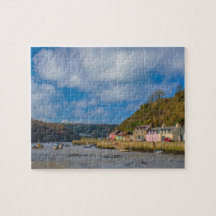 Kleurwoningen in de haven van Niederstad Vist