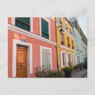 Kleurwoningen in Rue Cremieux - Parijs Briefkaart