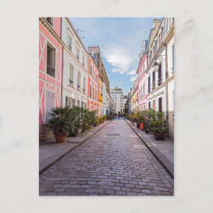 Kleurwoningen in Rue Cremieux - Parijs Briefkaart