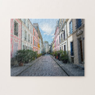 Kleurwoningen in Rue Cremieux - Parijs, Frankrijk Legpuzzel