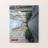 Kleurwoningen in Rue Cremieux - Parijs, Frankrijk Legpuzzel (Verticaal)