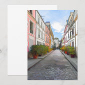 Kleurwoningen in Rue Cremieux - Parijs Kaart (Voorkant / Achterkant)