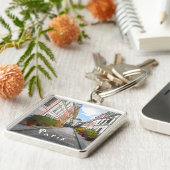 Kleurwoningen in Rue Cremieux - Parijs Sleutelhanger (Zijkant)