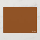 kleurzadel bruin briefkaart (Achterkant)