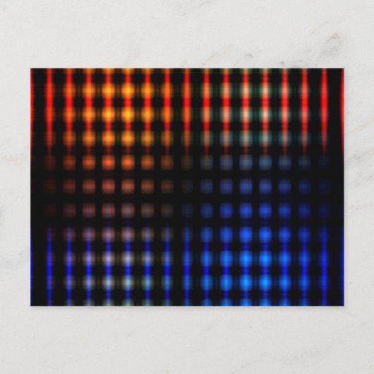 Kleurzame gloeilampen briefkaart (Voorkant)