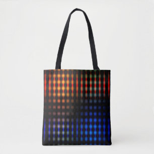 Kleurzame gloeilampen tote bag