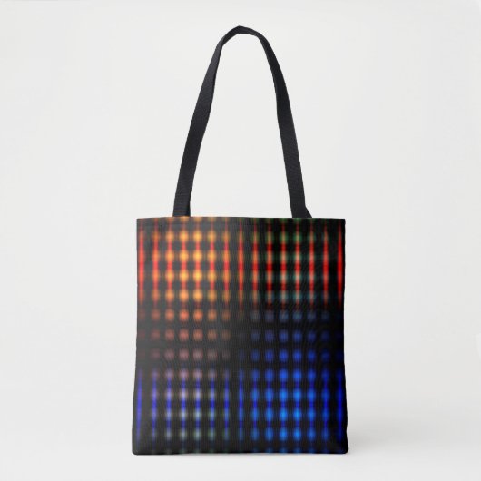 Kleurzame gloeilampen tote bag (Voorkant)