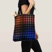 Kleurzame gloeilampen tote bag (Dichtbij)