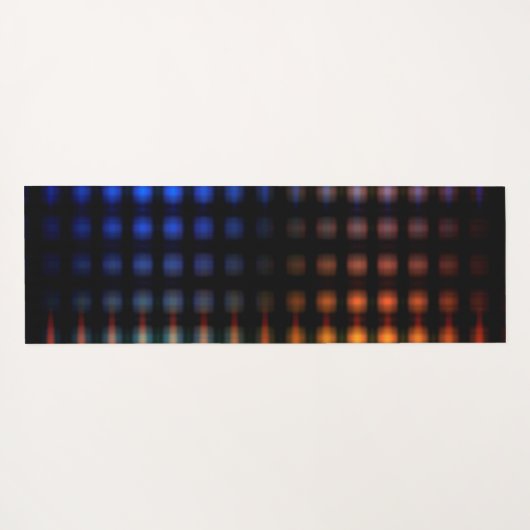 Kleurzame gloeilampen yogamat (Achterkant (horizontaal))