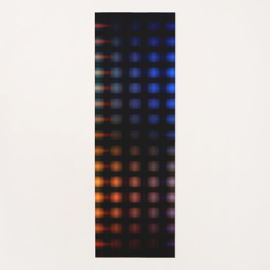 Kleurzame gloeilampen yogamat (Voorkant)