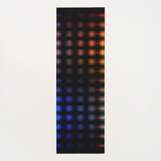 Kleurzame gloeilampen yogamat (Achterkant)