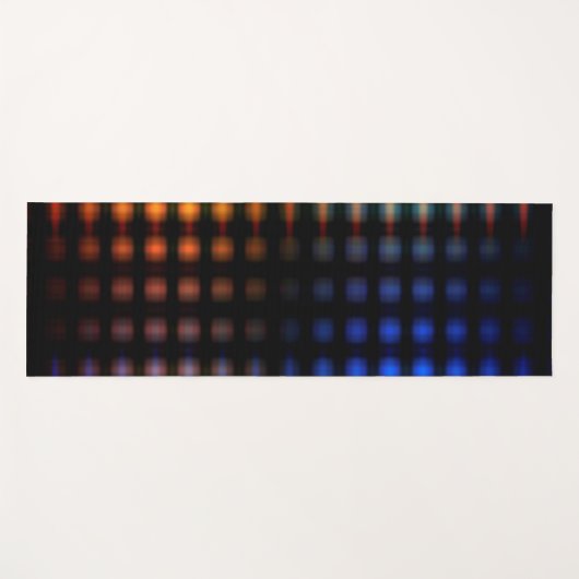 Kleurzame gloeilampen yogamat (Voorkant (horizontaal))