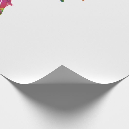 Kleurzeepaardje Cadeaupapier (Hoek)