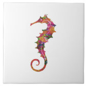 Kleurzeepaardje Tegeltje (Voorkant)