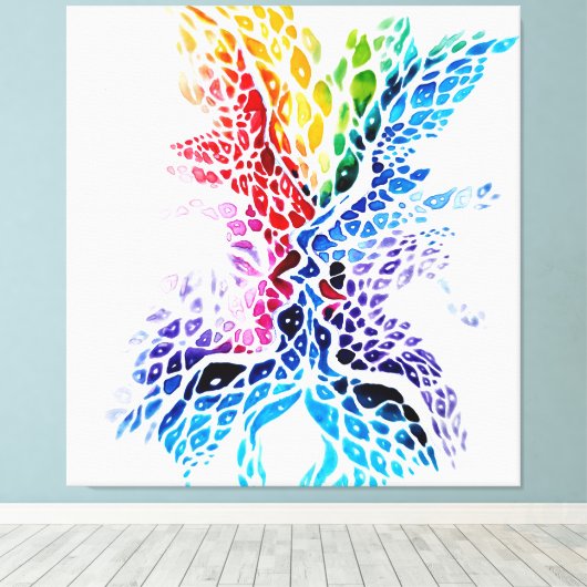 Kleurzoen Canvas Afdruk (Insitu (Houten vloer))