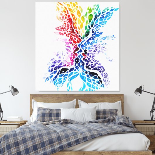 Kleurzoen Canvas Afdruk (Insitu (Slaapkamer))