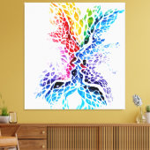 Kleurzoen Canvas Afdruk (Insitu (Woonkamer))