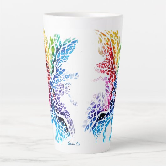 Kleurzoen Latte Mok (Voorkant)