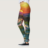 kleurzonsondergang leggings (Links)