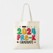 Kleuter Afstuderen Klasse van 2024 Kidspre-K Gradu Tote Bag (Achterkant)