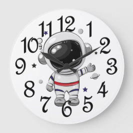 Kleuter Baby Astronaut  Grote Klok