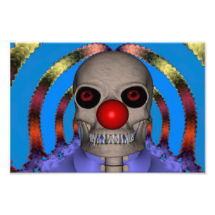 Kleuter Clown Foto Afdruk