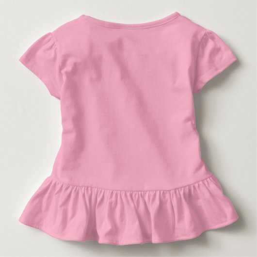 kleuter gerafeld t-shirt (Achterkant)