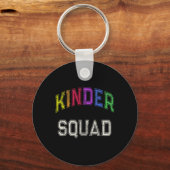 Kleuter leerling Kinder troep Lezen Leraar Sleutelhanger (Voorkant)