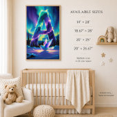Kleuter Letter R Naam Noorderlicht Rendier Perfect Poster