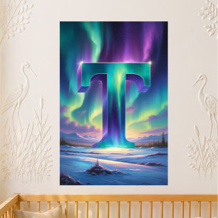 Kleuter Letter T Naam Noordelijke Lichtsterre Toen Perfect Poster