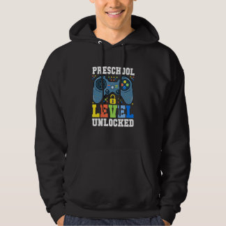Kleuter Niveau Ontgrendeld Gamer Eerste Dag Op Sch Hoodie