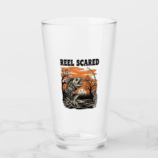 Kleuter vissen Halloween Glas (Voorkant)