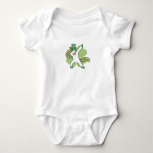 Kleuterhemdje met eenhoorn voor St. Patrick's Romper