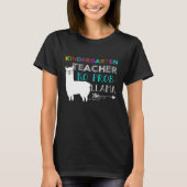 Kleuterjuf No Pro Llama Terug naar school T-shirt (Voorkant)